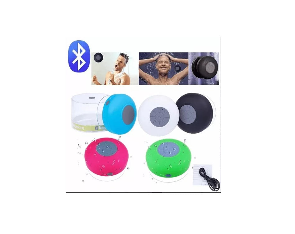 Parlante Alta Voz Recargable Ducha Bluetooth Resiste Agua